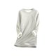 thumbnail image 1 of Ropa interior térmica de mujer portátil Color sólido reutilizable reemplazo de manga larga invierno otoño caliente mantenimiento camiseta de Prendas para la parte del cuerpo gris claro XXXL Minnieouse AP013396-46, 1 of 6