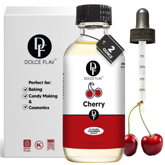 Dolce Flav - Oil Soluble Cherry Flavoring 2 Oz.