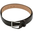 thumbnail image 1 of Simonnot Godard Ceinture pour Homme en Cuir Véritable Italien Brun - 44 Pouces, 1 of 1