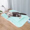 Tapete de doble cara para mascotas, tapete para perros, tapete para gatos, manta acolchada para jaula de mascotas, edredón para otoño e invierno