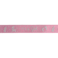 thumbnail image 2 of Baby Girl Gender Reveal Ribbon - 7/8" x 25 Yards, Pink Grosgrain Ribbon, Baby Shower, It's a Girl, Polka Dots, Baby Banner, 2 of 4