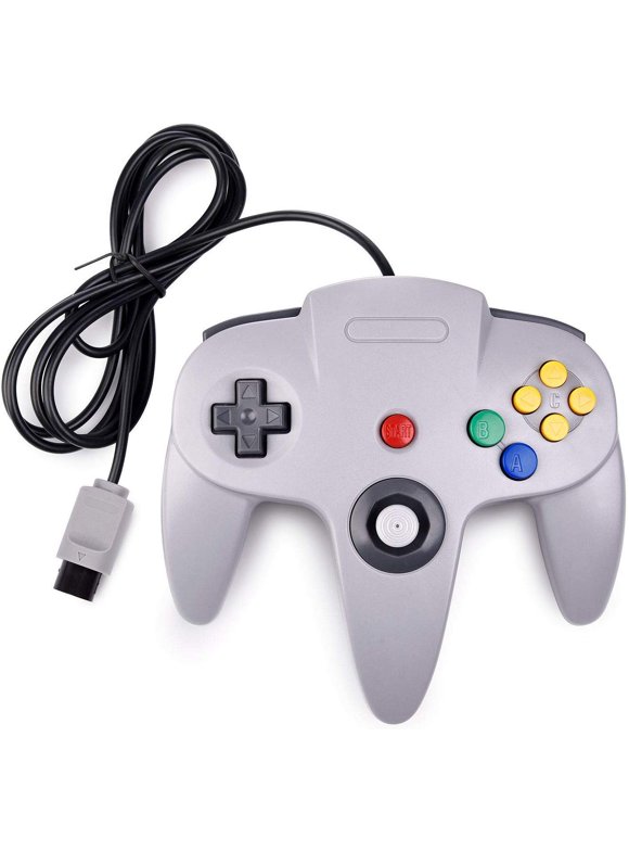 Wiresmith Classic Nintendo N64 Joystick Game Pad Controller - Grey