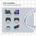 thumbnail image 7 of Liquipel Powertek Pastel Plaid USB-C to USB-C - Purple, 7 of 7