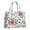 Pioneer Flower Floral-1, variant on Large Capacity Tote Bag,Pioneer Flower Floral Print Pattern Handbag Fashion Luxury Tote Bag,15.7"x13"x 5.1" Inches,Laptop Compatible