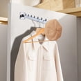 thumbnail image 2 of Miangastore 5 Pcs Wall Clothes Racks Wall Mounted Clothes Rack Wall Clothes Hanger Wall Clothes Rod, 2 of 8