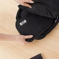 thumbnail image 3 of 2-Pack Electronic Organizer Travel Case - Black & Grey Universal Cable Organizer Bag - Slim Portable Tech Accessory Storage for Chargers, Cords, USB, and Phone - Travel Essentials Set, 3 of 8