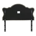 Legacy Upholstered Queen Headboard, Grey