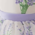 thumbnail image 6 of JAJAHO Toddler Baby Girls Princess Birthday Dress Flower Girl Party Tutu Wedding Formal Dresses Puff Short Sleeve Floral Print Tulle Gown 6M-3Y, 6 of 8