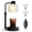 Black, variant on Candle Warmer Lamp with Timer Dimmable, Birthday Gifts for Women Mom, House Warming Gifts New Home Decor, Wax Melt Warmer for Jar Candles with 2 Bulbs