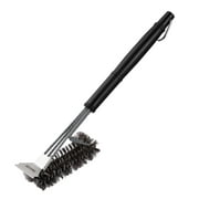 Royal Gourmet TB1707 17" Wire Bristles Stainless Steel Grill Cleaning Brush and Scraper