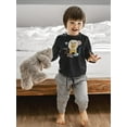 thumbnail image 2 of Funny Lion Doodle Long Sleeve Toddler -Image by Shutterstock,  4 Toddler, 2 of 4