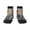 3 Black, variant on Elephant in Smoke Pattern Quarter Crew Socks,Toe Seamed Ankle Socks,Cotton Cushioned Breathable Athletic Crew Sports Socks