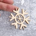 thumbnail image 5 of Ornament 20 Pcs Cut Paper Scrapebook Christmas Pendant Decorations Wooden Bamboo, 5 of 5