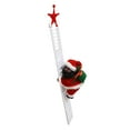 thumbnail image 2 of Fridja Christmas Decoration Santa Claus Electric Climbing Hanging Ladder Christmas Toys, 2 of 8
