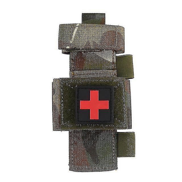 Botiquín de primeros auxilios táctico, puede combinar con torniquete para gatos, bolsa/cinturón táctico Molle, regalo Ideal para primeros auxilios, acampada y senderismo