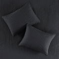 thumbnail image 3 of Gracie Mills Becker Reversible Quilt Set Cotton Twin Gray GRACE-3472 Shams 3pc, 3 of 4