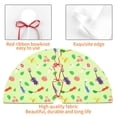 thumbnail image 3 of Lsque Pikmin Print Christmas Tree Skirt, Tree Skirt with Ties or Velcro, Perfect for Holiday Decorations, Halloween, and New Year-30", 3 of 7