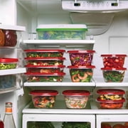 Rubbermaid TakeAlongs 11.7 Cup Food Storage Containers, Set of 2, Red