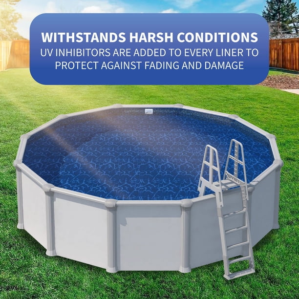 Blue Wave Pebble Cove Unibead Heavy Gauge Above Ground Pool Liner