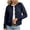 Navy, variant on ZIXKCGDSE Women's Lightweight Knit Cardigan Cute Soft Button-Down Sweater Versatile Fall Tops Size S