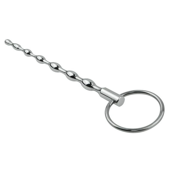 Ring at Top Silver Small Beads Massager Personal Massage Wand