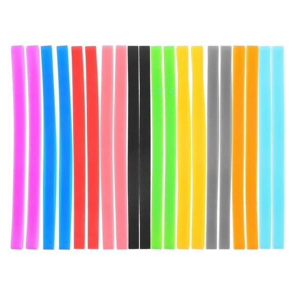 FELTECHELECTR Simple Design Elastic Strap For Office Supplies 20Pcs 5.3X0.3X0.2In