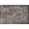 thumbnail image 1 of Ahgly Company Indoor Rectangle Traditional Purple Medallion Area Rugs, 7' x 10', 1 of 6