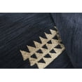thumbnail image 5 of Momeni Simba Hand Tufted Wool Geometric Navy Area Rug 5' X 8', 5 of 7