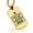 Gold, variant on Stainless Steel Awesome Dad Dog Tag Pendant Necklace