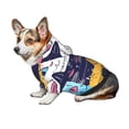 thumbnail image 7 of Salouo Colorful Cats Pattern Art Pattern Small Dog Hoodie Sweatshirts Dog Clothes Coat Clothing Puppy Sweater Outfit Pullover Pet Winter Coat Sweater Outfit-Medium, 7 of 7