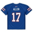 thumbnail image 3 of Preschool Josh Allen Royal Buffalo Bills Replica Player Jersey, 3 of 3