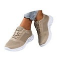 thumbnail image 3 of Linfrsh Women's Go Run Consistent Specie Lace-Up Trail Running Sneaker Casual Shoes Khaki,7.5, 3 of 9