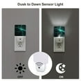 thumbnail image 3 of Salouo Green Lightning Flash for Night Lights Plug into Wall 1 Pack, 0.5W Plug in Night Light with Dusk-to-Dawn Light Sensor LED Nightlight for Bathroom, Adult, Hallway-UK, 3 of 7
