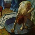 thumbnail image 2 of Degas, Edgar 15x15 Gold Ornate Wood Framed with Double Matting Museum Art Print Titled - Woman in a Tub, 2 of 4