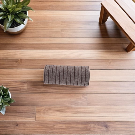 DRAFIDEEP Light Brown Adhesive Carpet Tiles Roll Runner Rug, Easy Install for Indoor and Outdoor Use