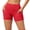Red, variant on Enjoytime Workout Shorts Women High Waist Plus Size Yoga Shorts for Running Athletic Gym with Pockets