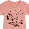 thumbnail image 3 of Peanuts - Snooping Camping - Toddler And Youth Girls Short Sleeve Graphic T-Shirt, 3 of 6