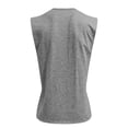 thumbnail image 5 of LODIENY Tank Tops Henley Shirts for Men Sleeveless Gym Workout Running Beach Summer Vintage Button Down V Neck Solid Muscle T-Shirts with Pockets Gray XXXL, 5 of 6