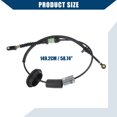 thumbnail image 7 of Unique Bargains 1 Set 5273214AG 5273214AD 5273214AE Transmission Gearshift Control Cable for Chrysler Sebring 07-10, 7 of 7