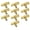 shape:50mm long :, variant on 10pcs Gold Square Bar Drawer Pulls Brushed Brass Handles Interior Designing Cabinet Pull set for Cabinets & Dressers