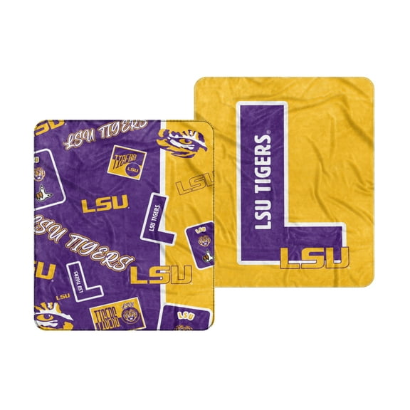 LSU Tigers 50- x 60- Dream Weave Throw Blanket