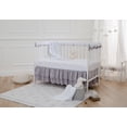 thumbnail image 3 of American Baby Company Double Layer Ruffled Crib Skirt, Grey, for Boys and Girls, 3 of 3