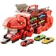 thumbnail image 2 of Camión transportador de dinosaurios con orugas multicapa, camión traga dinosaurios para rojo, 2 of 9