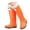 X1 Orange, variant on Rain Boots for Men Women, Waterproof Rubber Boots with Unique Design, Comfort Lightweight Work Mud Boots, Garden Boots for Farming Gardening Fishing,Color:Pink,Size:41