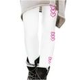 thumbnail image 2 of Jinhomg Womens Soft Leggings Love Print Full Length Yoga Pants Casual Going Out Pants Stretch Athletic Jogger Pants 90 off Clearance Sale White XXL, 2 of 6