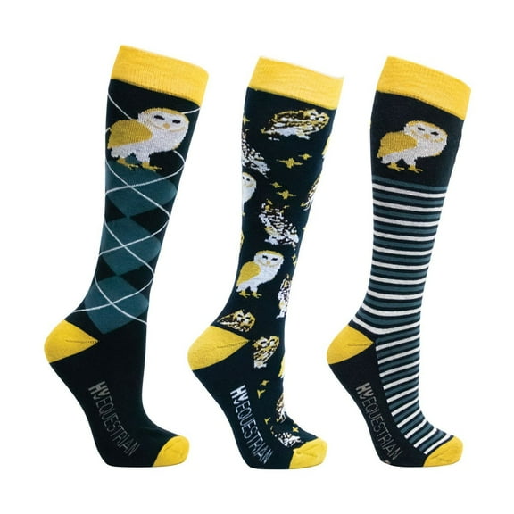 Hy Womens Night Owl Socks (Pack of 3)
