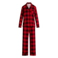 thumbnail image 5 of Joyspun Women’s Dreamy Soft Collection Long Sleeve Top and Pants Pajama Set, Sizes XS-4X, 5 of 5