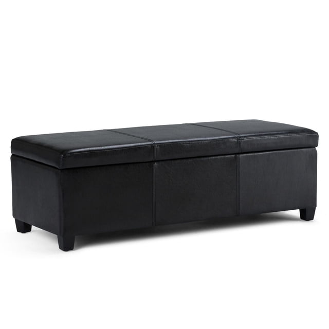 WyndenHall Franklin Large Rectangular Storage Ottoman Bench