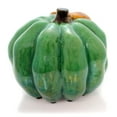 thumbnail image 2 of Halloween Green Pumpkin. Ceramic Kabocha Winter Squash Ta9025, 2 of 2