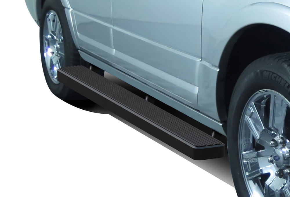 APS iBoard Running Boards 6 inches Matte Black Compatible with Ford
